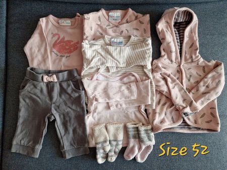Babykleiderset Grösse 52