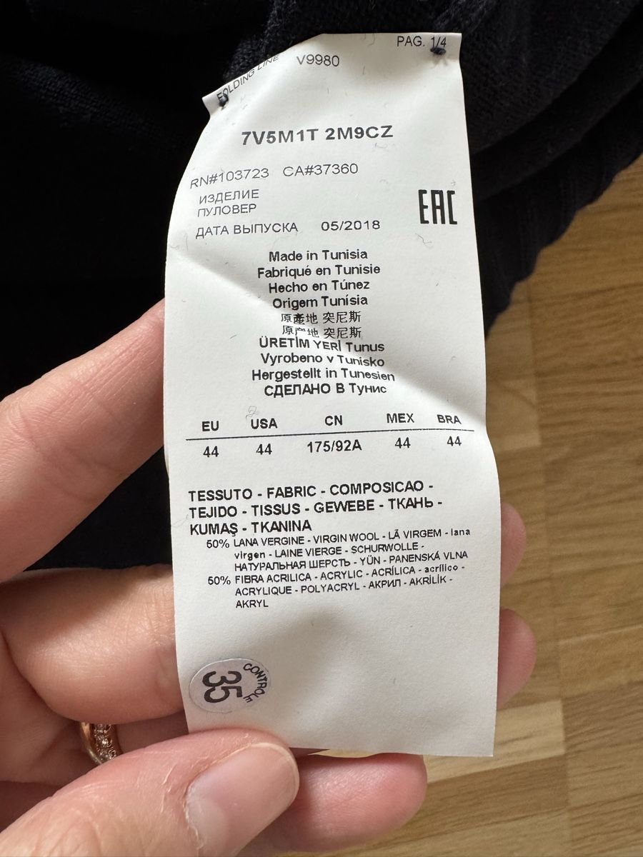 Maglioni & Felpe: Dunkelblauer Damenpullover, Schurwolle – Usato da Mels venduto da ann_v2x9 4