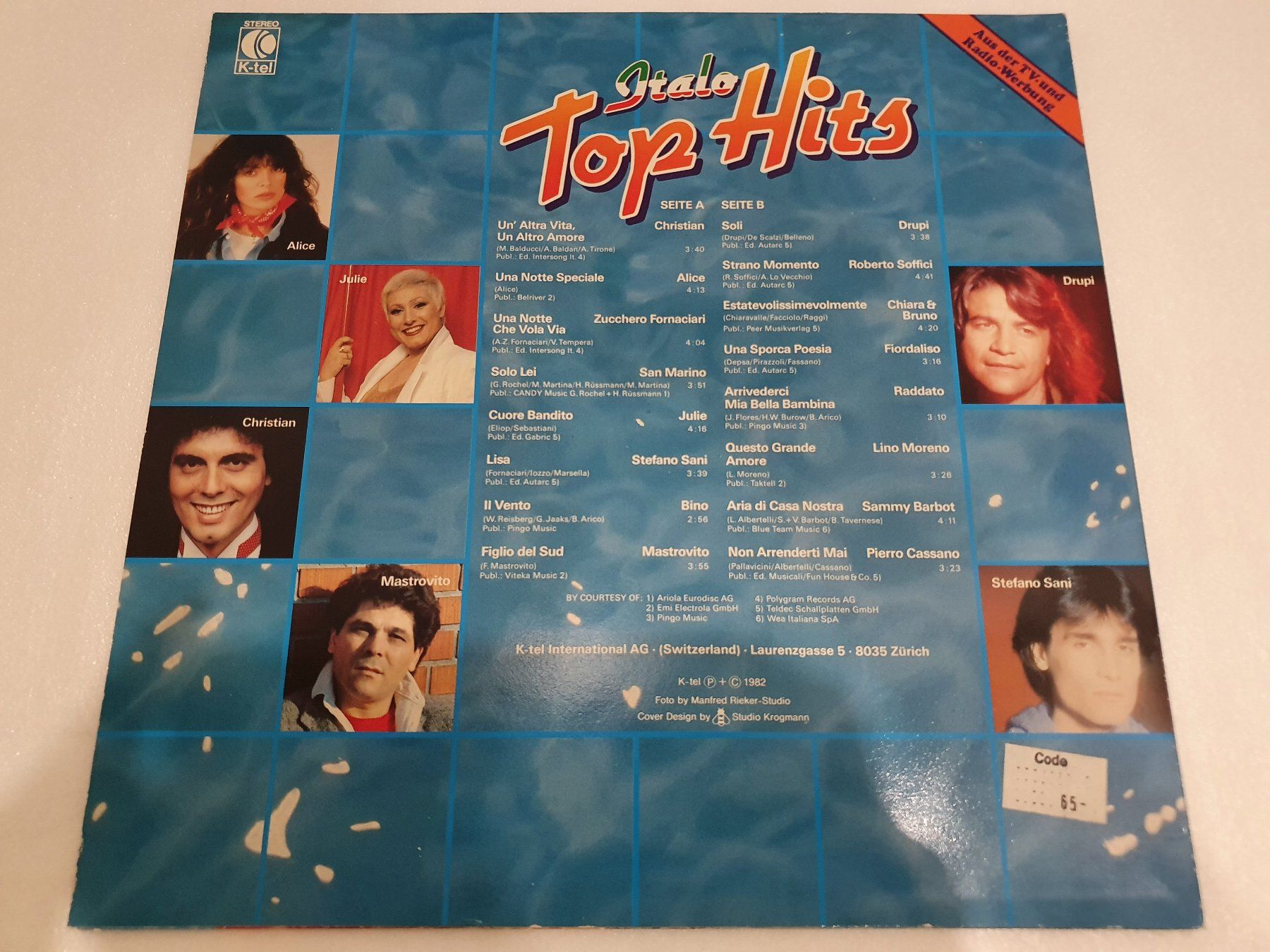 Schallplatten: Italo Top Hits – Gebraucht aus Uster von Vinyl-Leidenschaft 1