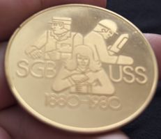 Medaille SGB USS 1880-1980 Durchmesser 43mm 250/1000