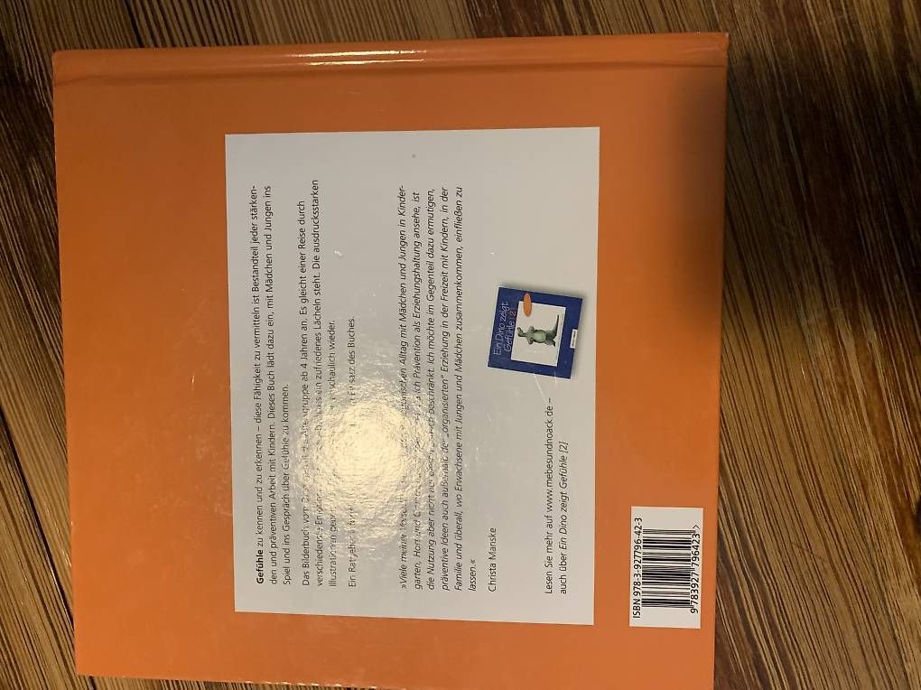 Libri: Bilderbuch Gefühle Dino – Usato da Wabern venduto da walsn1 1