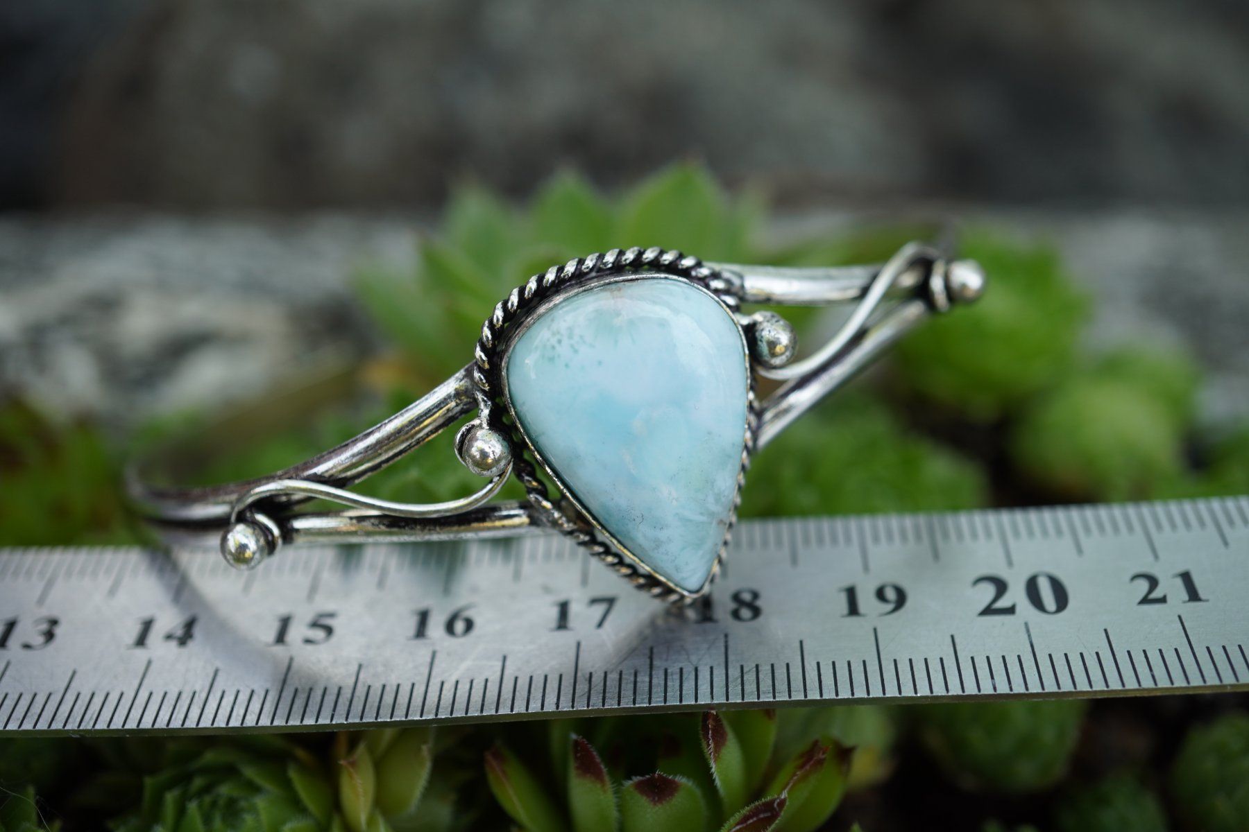 Minerali & Pietre curative: Larimar     Arm Spange     ab  1.-     Räumung – Nuovo e nell'imballaggio originale da Eschenbach SG venduto da topstone 2