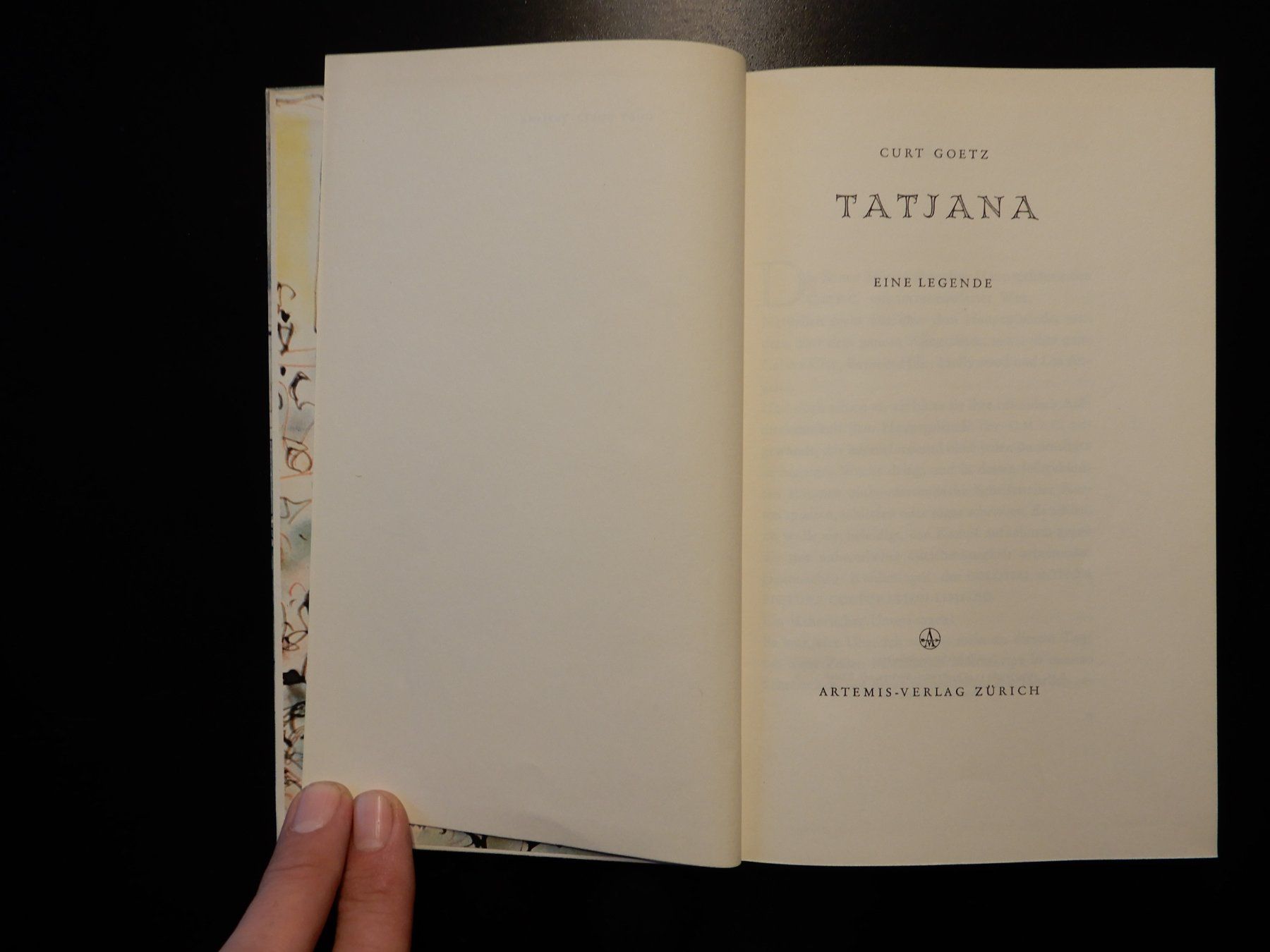 Bücher: Curt Goetz: Tatjana - Eine Legende – Gebraucht aus Erstfeld von Mario_boe0 1