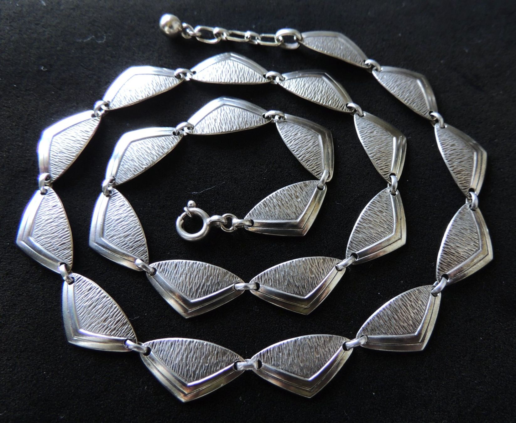 Catenine: Art Deco Silber 800 Halskette – Usato da Waldenburg venduto da schaller707 2