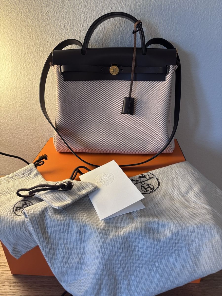 Hermès Borse: Hermès HERBAG ZIP 31 EN VACHE HUNTER ÉBÈNE – Nuovo (secondo la descrizione) da Cham venduto da ave_w8hz 3