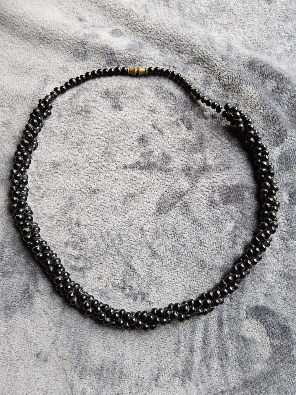 Ketten: Antike Trauer schwarze Halskette Collier, ca 1880 – Gebraucht aus Zürich von SciTec