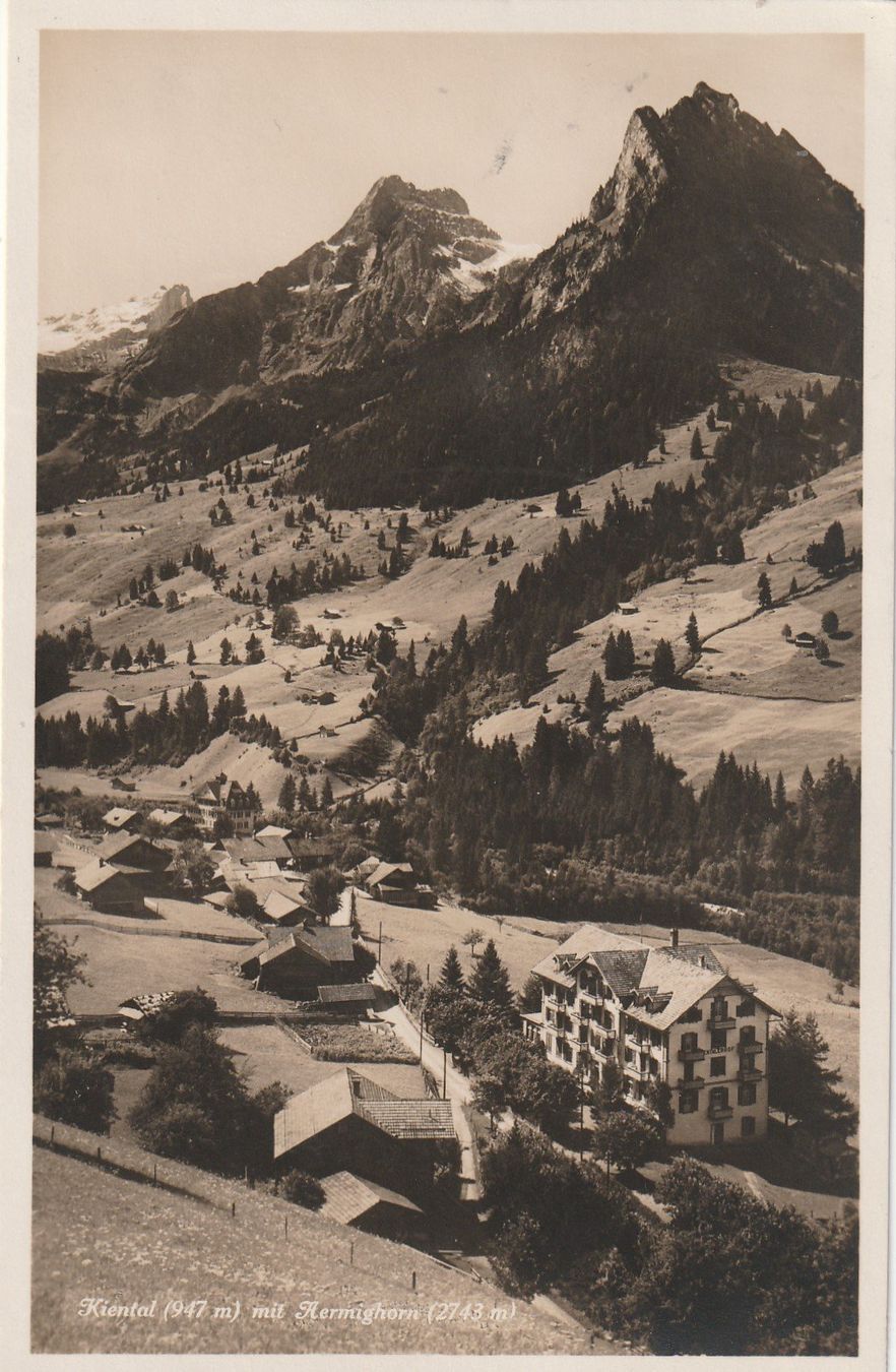 Cartoline postali: Kiental - Karte gelaufen 1928 – Usato da uttwil venduto da Koehlerfred