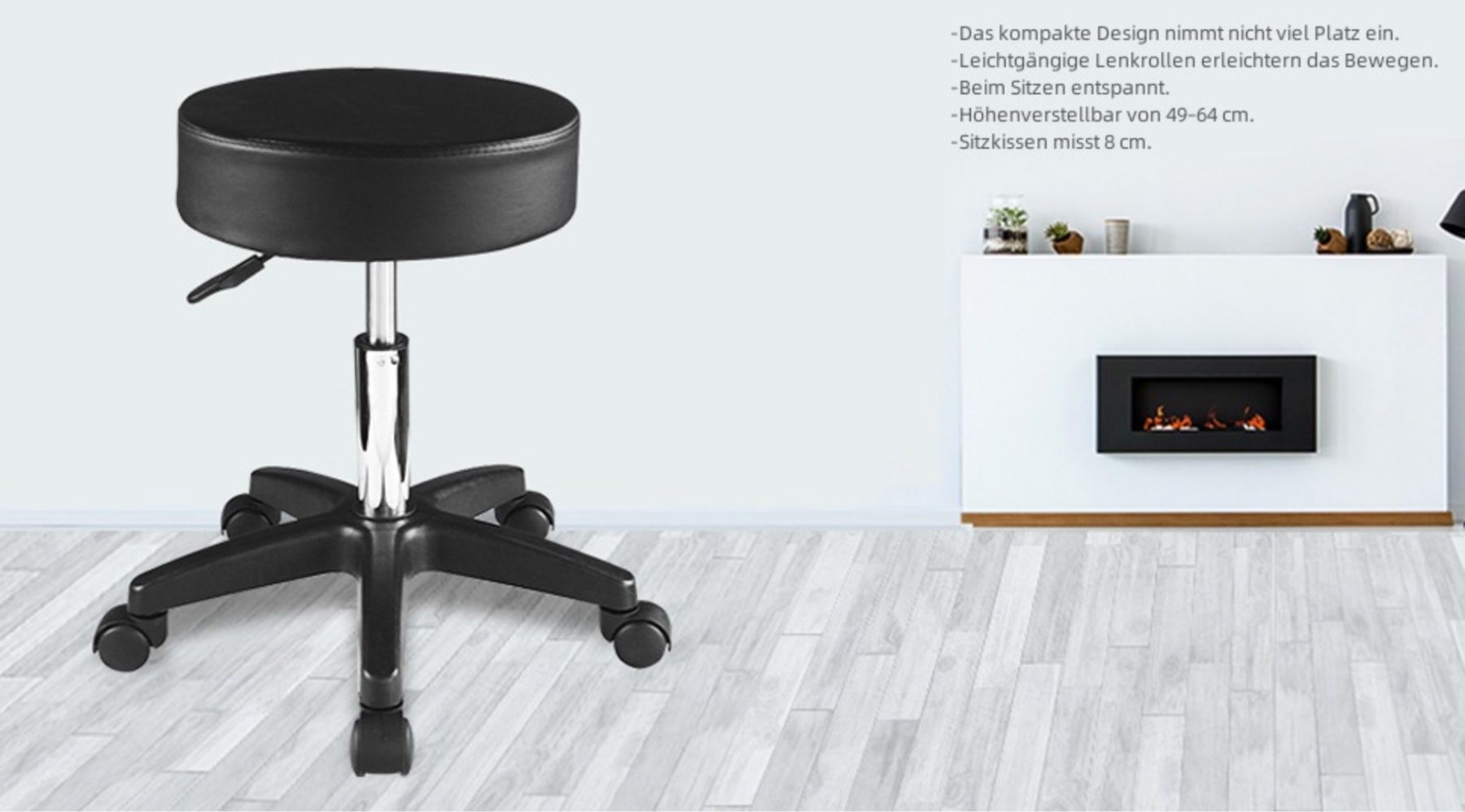 Sgabelli: Rollhocker Arbeitshocker Drehhocker 2er Set Höhenverstellbar – Nuovo e nell'imballaggio originale da Bülach venduto da StoreInShop.com 2