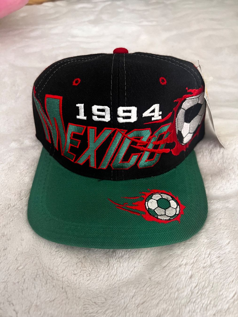 Copricapi, berretti & cappellini: Original Basecap Football World Cup 1994 MEXICO – Nuovo (secondo la descrizione) da Winkel venduto da Smilla82