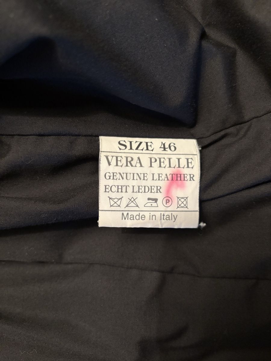 Giacche: Lederjacke schwarz. – Usato da Brüttisellen venduto da Perrier1961 1