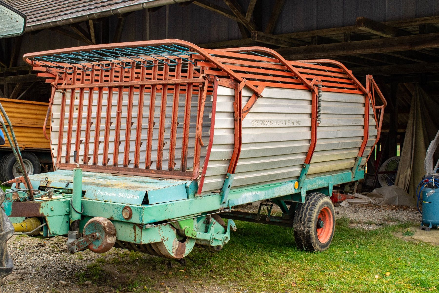Steyr Rimorchi: Steyr Hamster 802 Ladewagen – Usato da Wittnau venduto da N.Martinsson