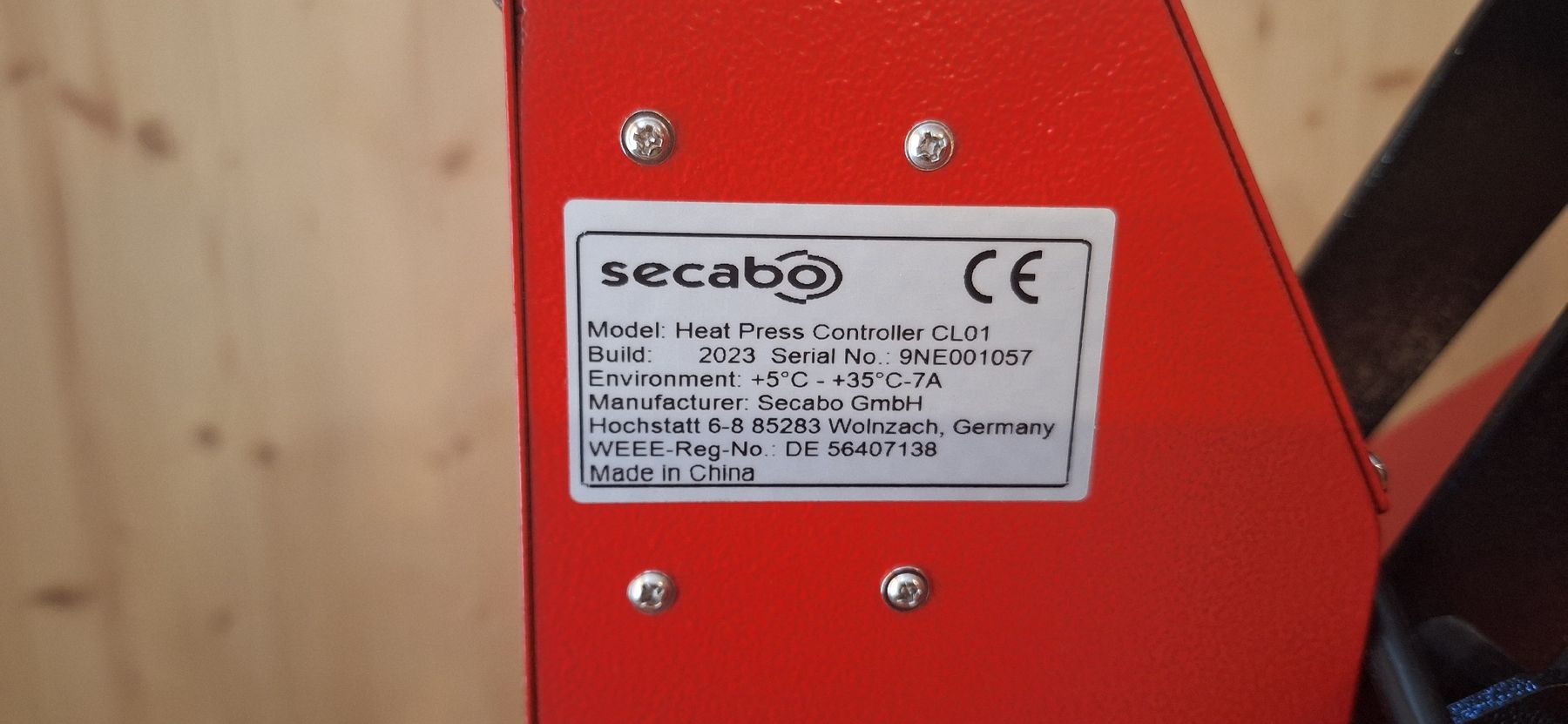 Tutte le macchine: Transferpresse TC7 lite Secabo 40 x 50cm – Usato da Grabs venduto da tschanny 1