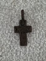 Kleines Bronzekreuz Russland 18 Jh. Vitrinenobjekt 