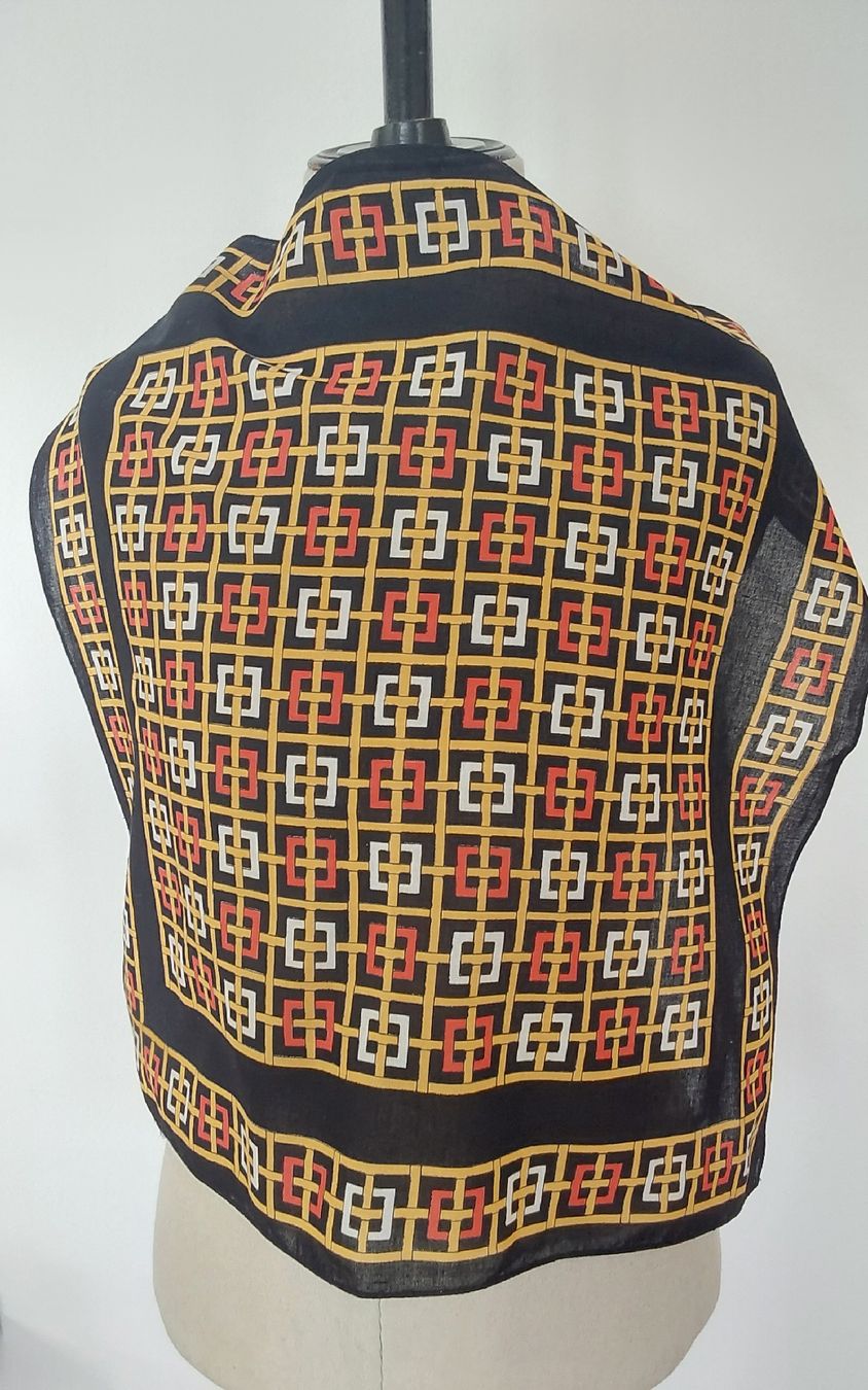 Foulard & Sciarpe: Baumwolltuch quadratisch – Nuovo (secondo la descrizione) da Köniz venduto da scopello12 1