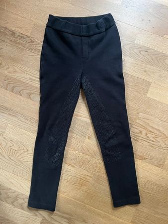 Reithose / Reitleggings für Mädchen schwarz