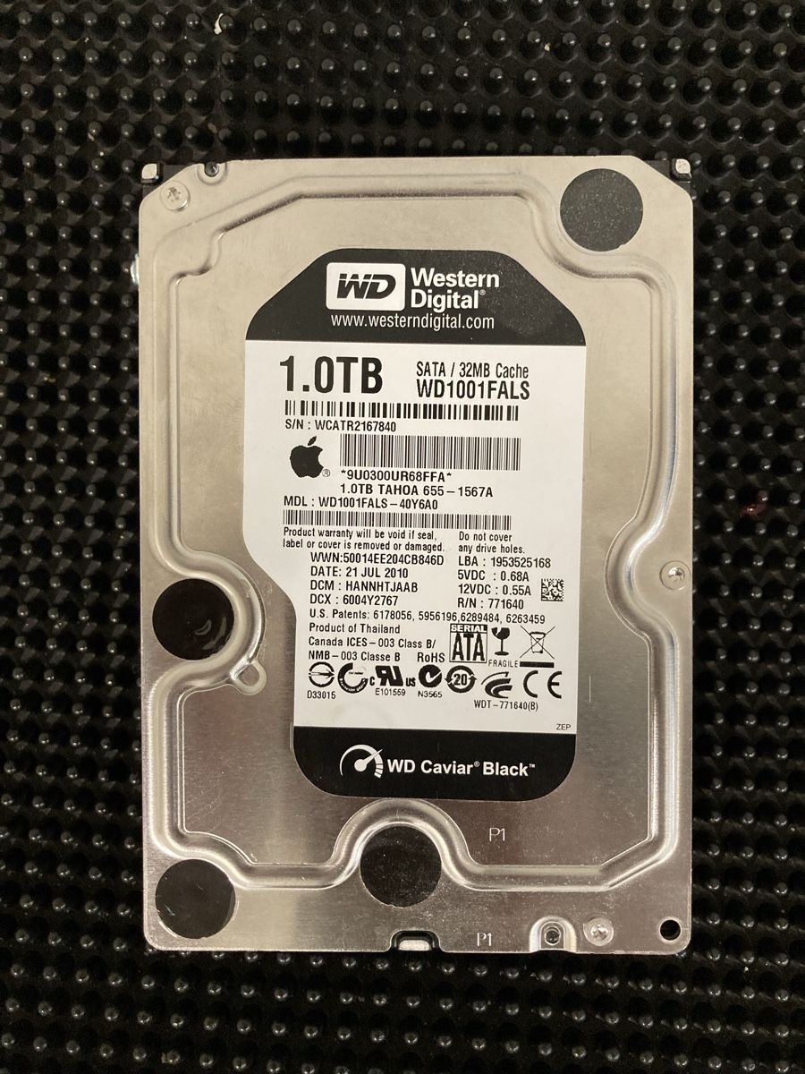 Western Digital Disques durs: Western Digital 1Terabyte Harddisk 3.5“ – D'occasion à Flawil par rcnkr