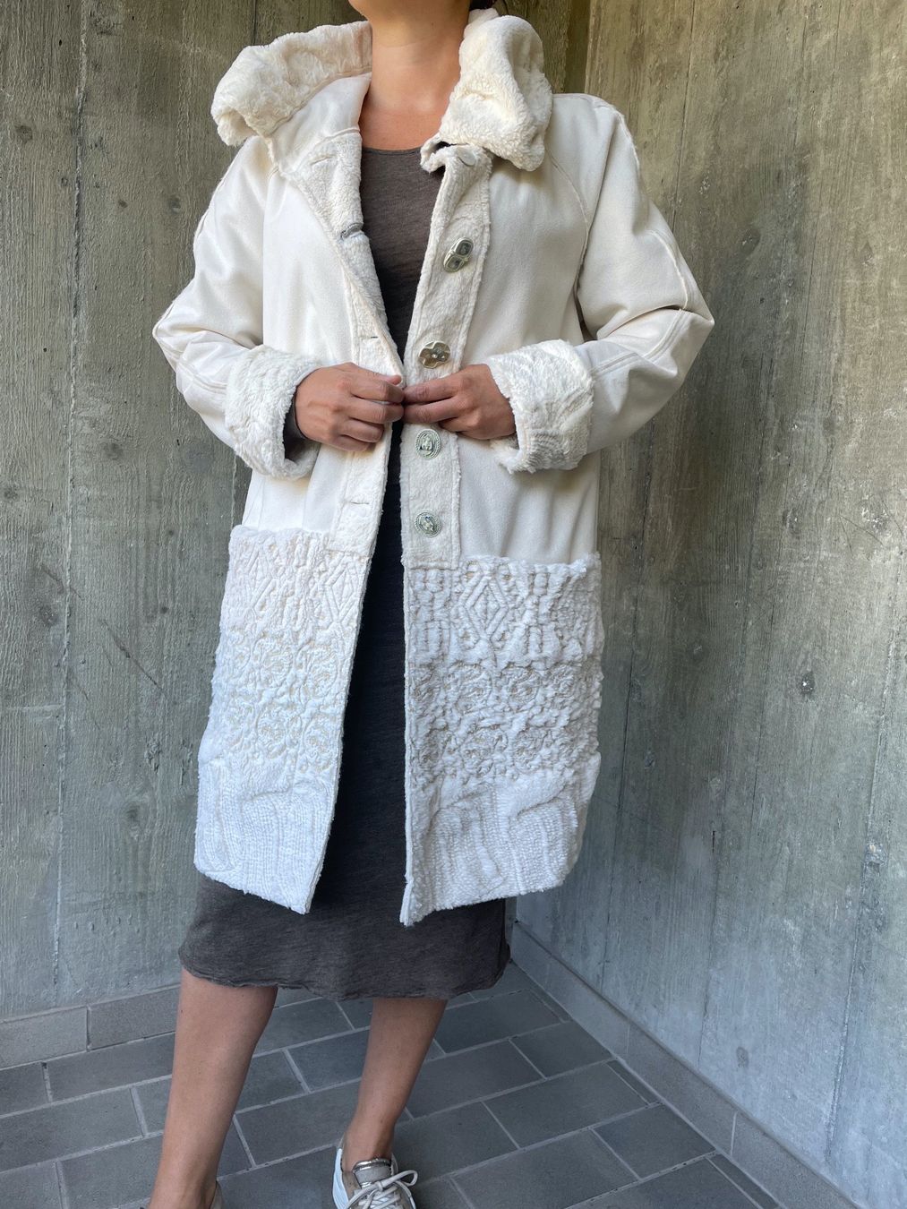 Elisa Cavaletti Cappotti: Manteau blanc Elisa Cavaletti – Usato da Martigny venduto da Lea_lucci