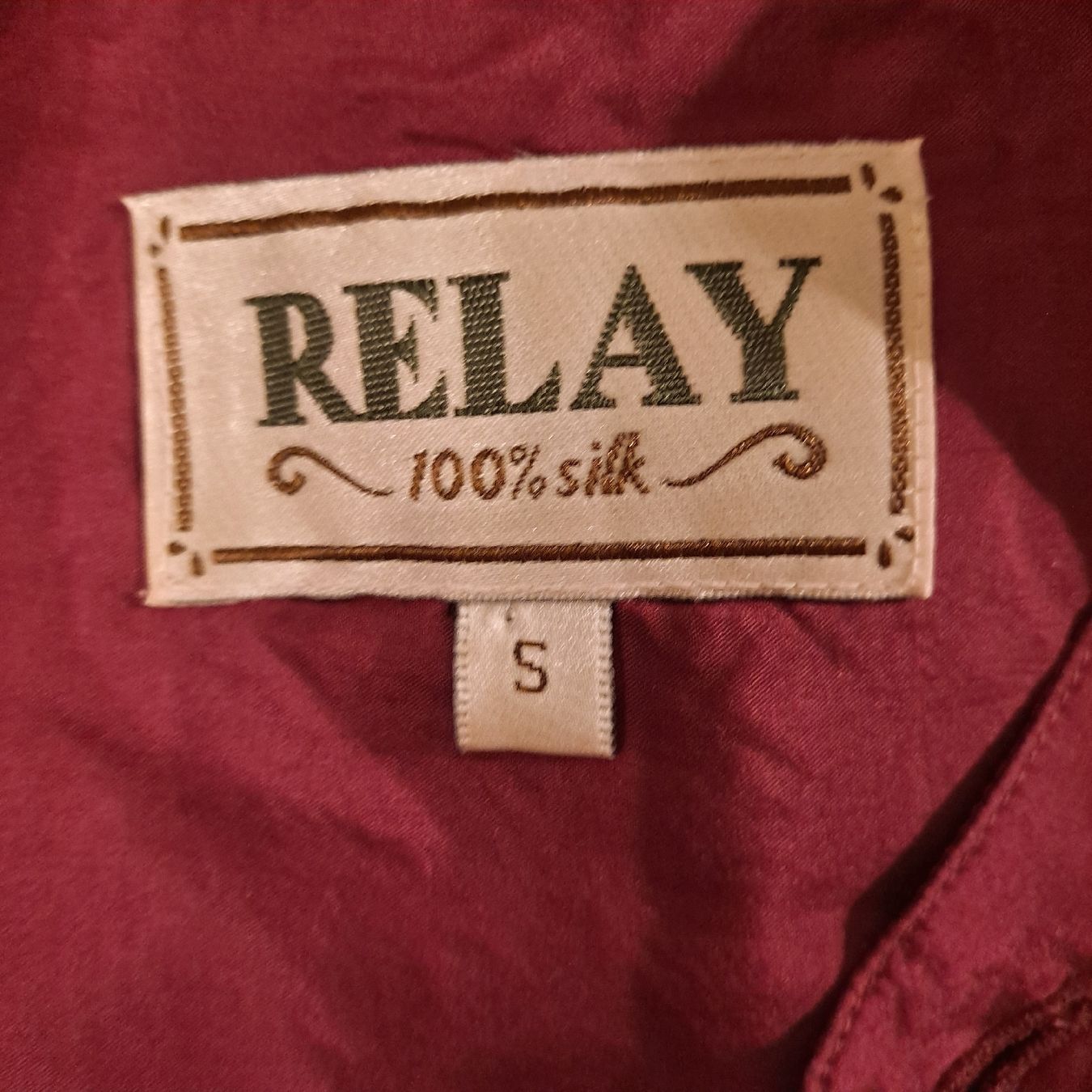 Camicie: Relay Seidenhemd 100% Seide Gr S – Usato da Liestal venduto da Mas-Y-Mas 2