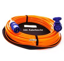Campingkabel Caravan Kabel 25m Pur 3x2,5mm2 CEE16-3 + Tasche