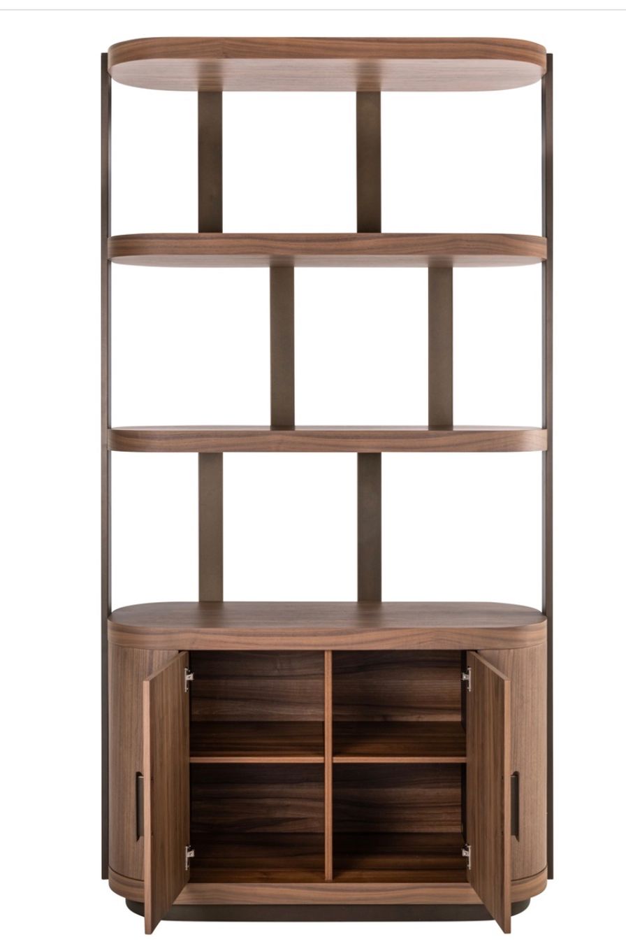 Armadi: RICHMOND INTERIORS** Display cabinet Windsor walnut – Nuovo e nell'imballaggio originale da Ruswil venduto da Miami-2026 4