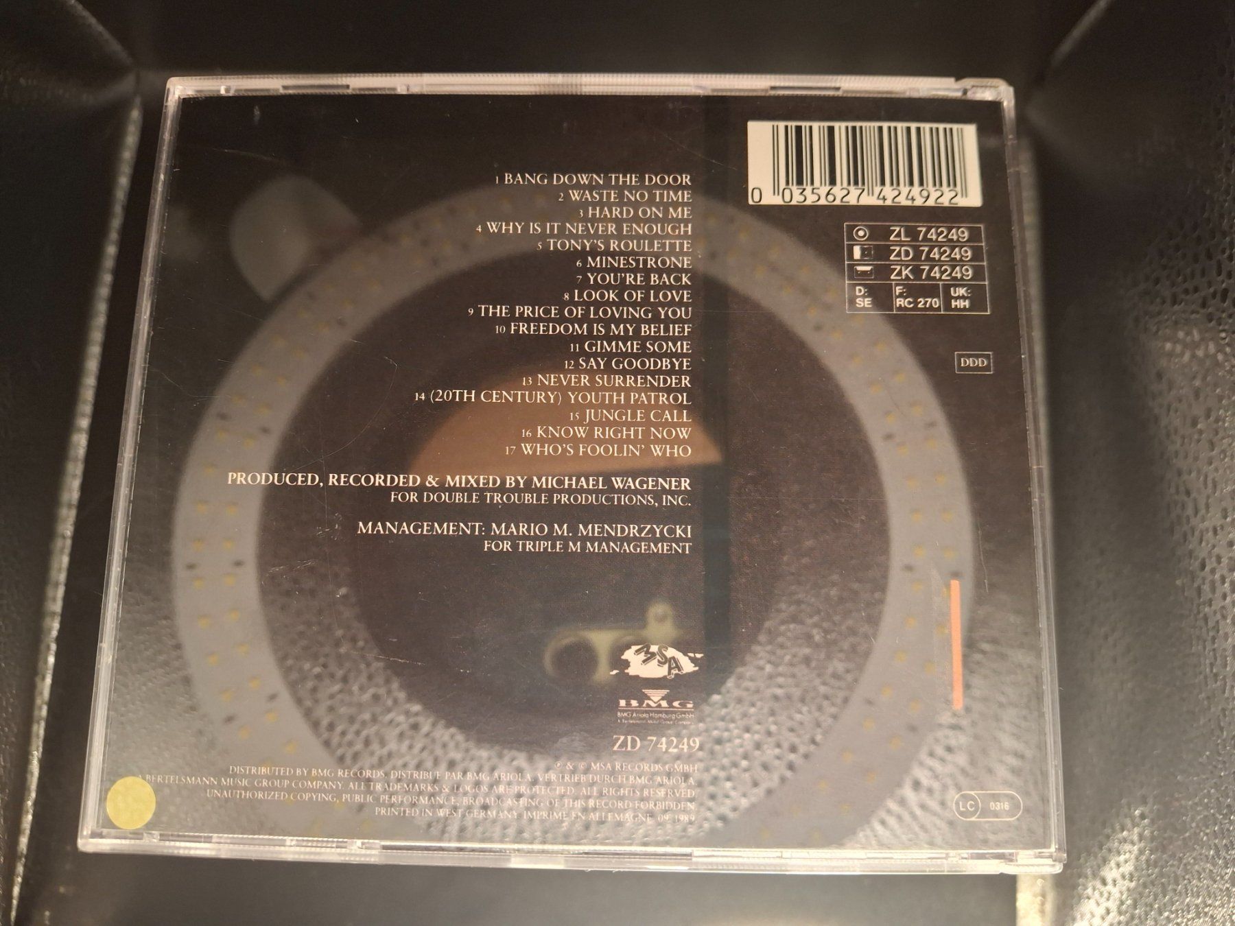 CD: Bonfire – Point Blank – Usato da St.Gallen venduto da jalamusic 1