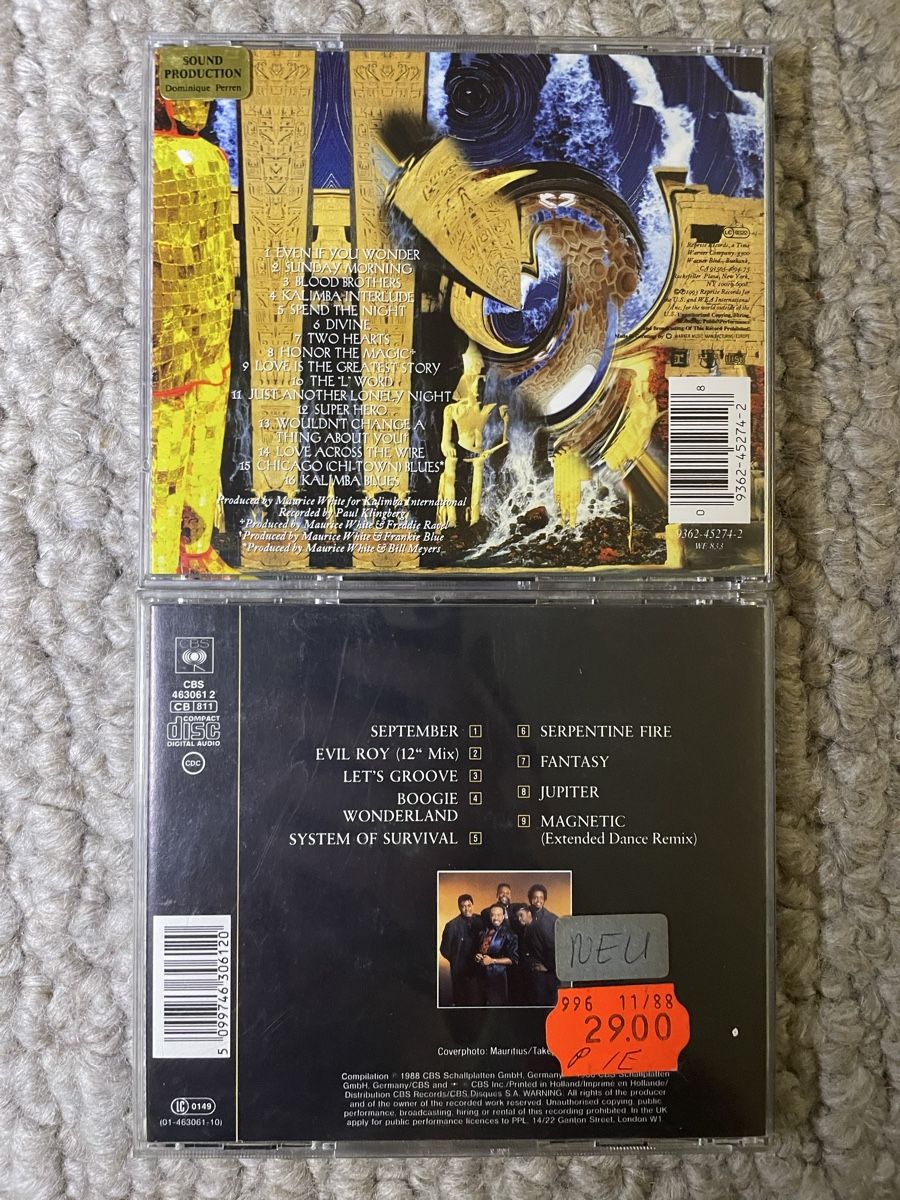 CD: 2x Earth, Wind & Fire – Nuovo (secondo la descrizione) da Reinach AG venduto da trigger7811 1