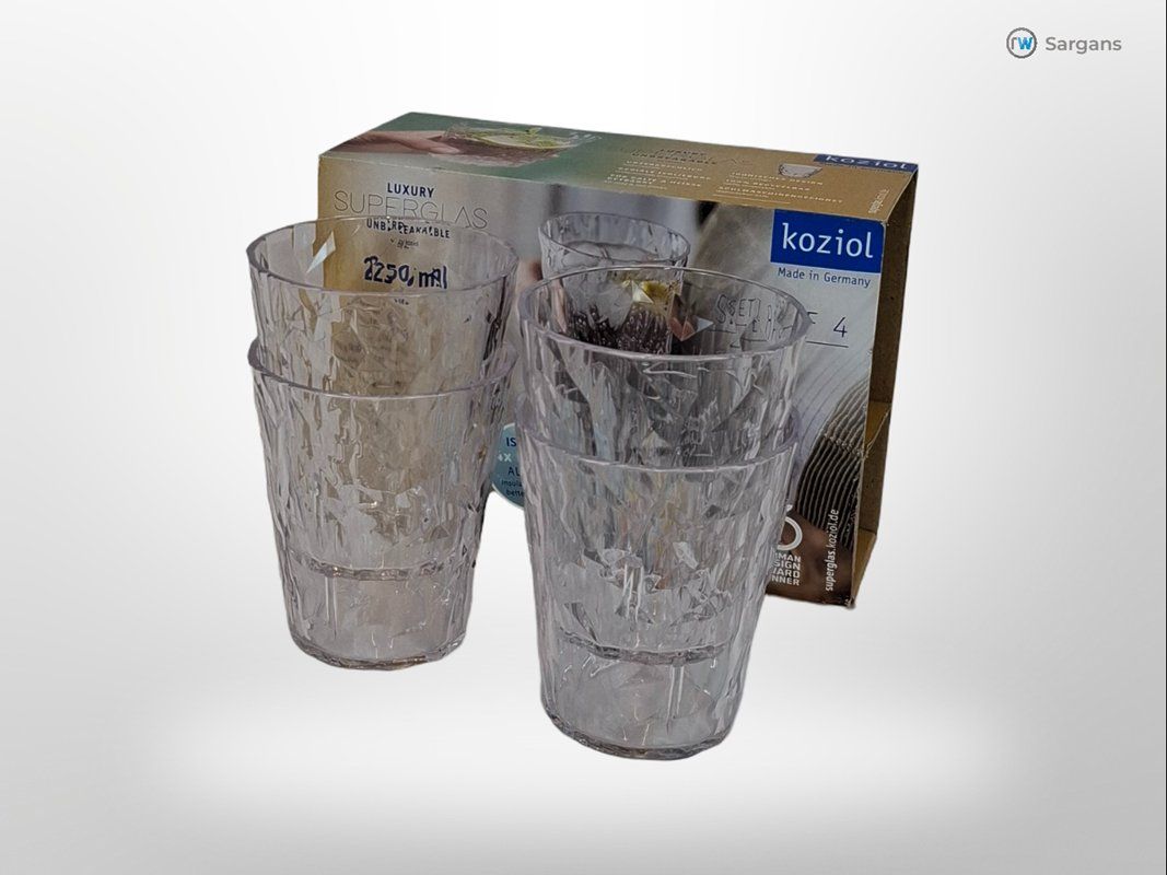 Gläser: KOZIOL Trinkglas 4er Set – Neu (gemäss Beschreibung) aus Sargans von Restwert_Sargans 2