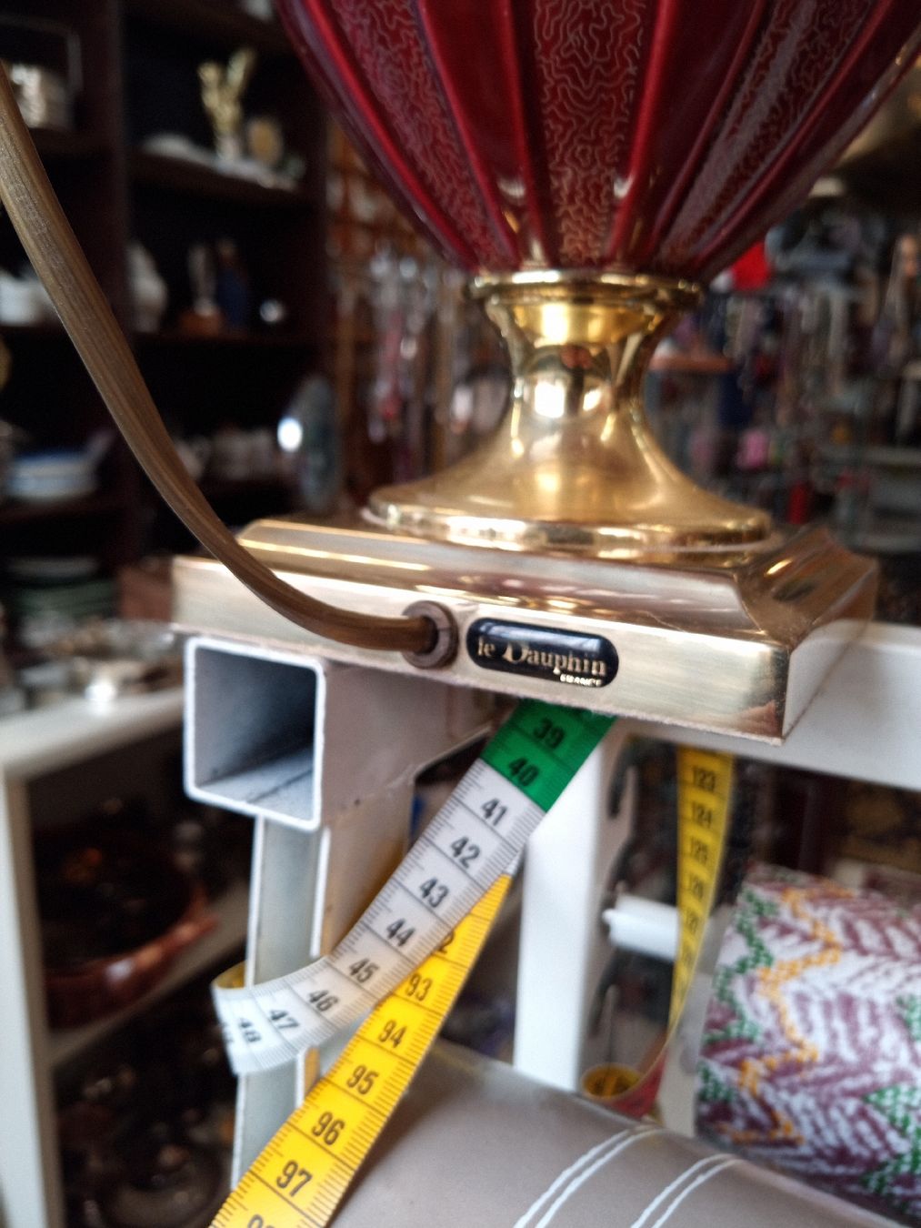 Lampade: Le Dauphin Bordeaux Lampe Keramik – Usato da Reiden venduto da Zofi-Brocki 1