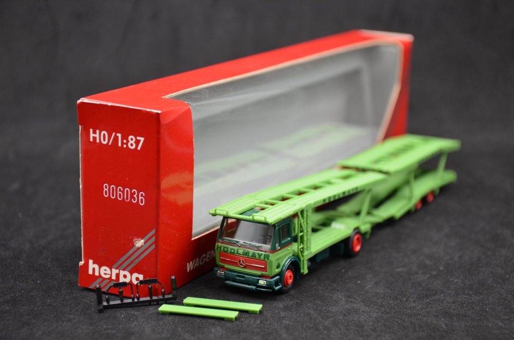 Herpa MB Mercedes NG Zugmaschine 1635 2achs Weiß/s Produktbild-Vorschau 2