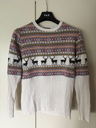 Fair Isle Christmas Jumper with Reindeer