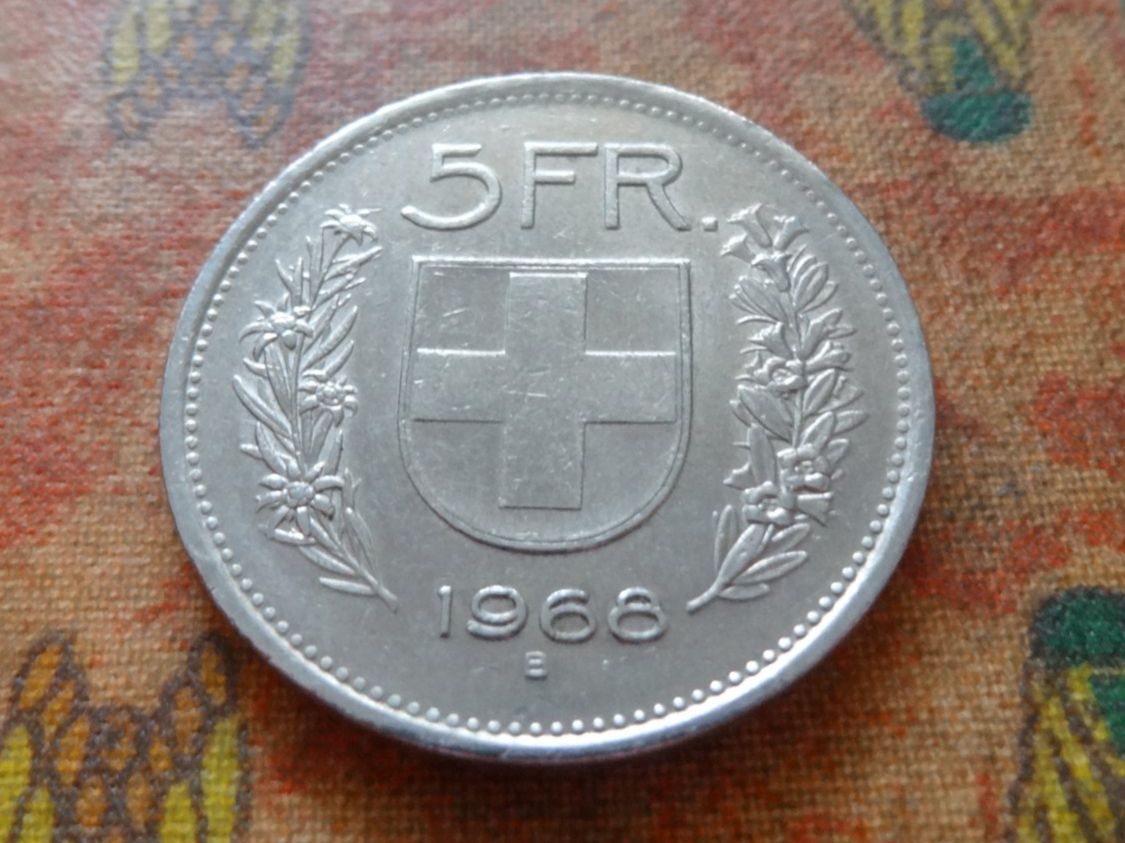 Toutes les monnaies: 5 Fr. 1968 – D'occasion à Romanel-sur-Lausanne par Swift13