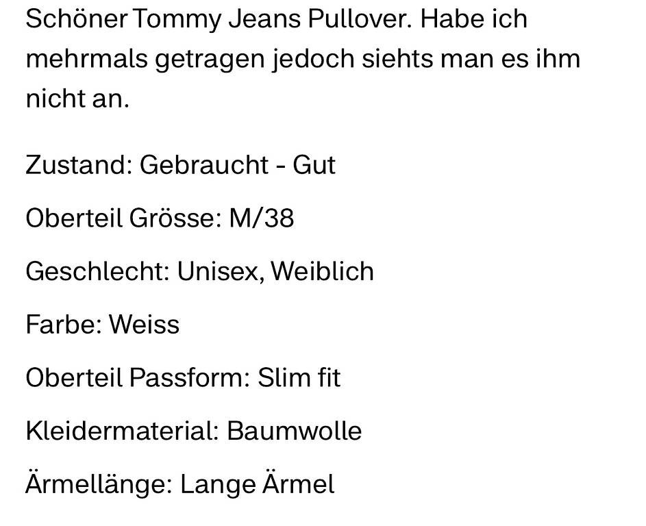 Jeans: Tommy Jeans – Gebraucht aus Oberrüti von Jes_seei 1