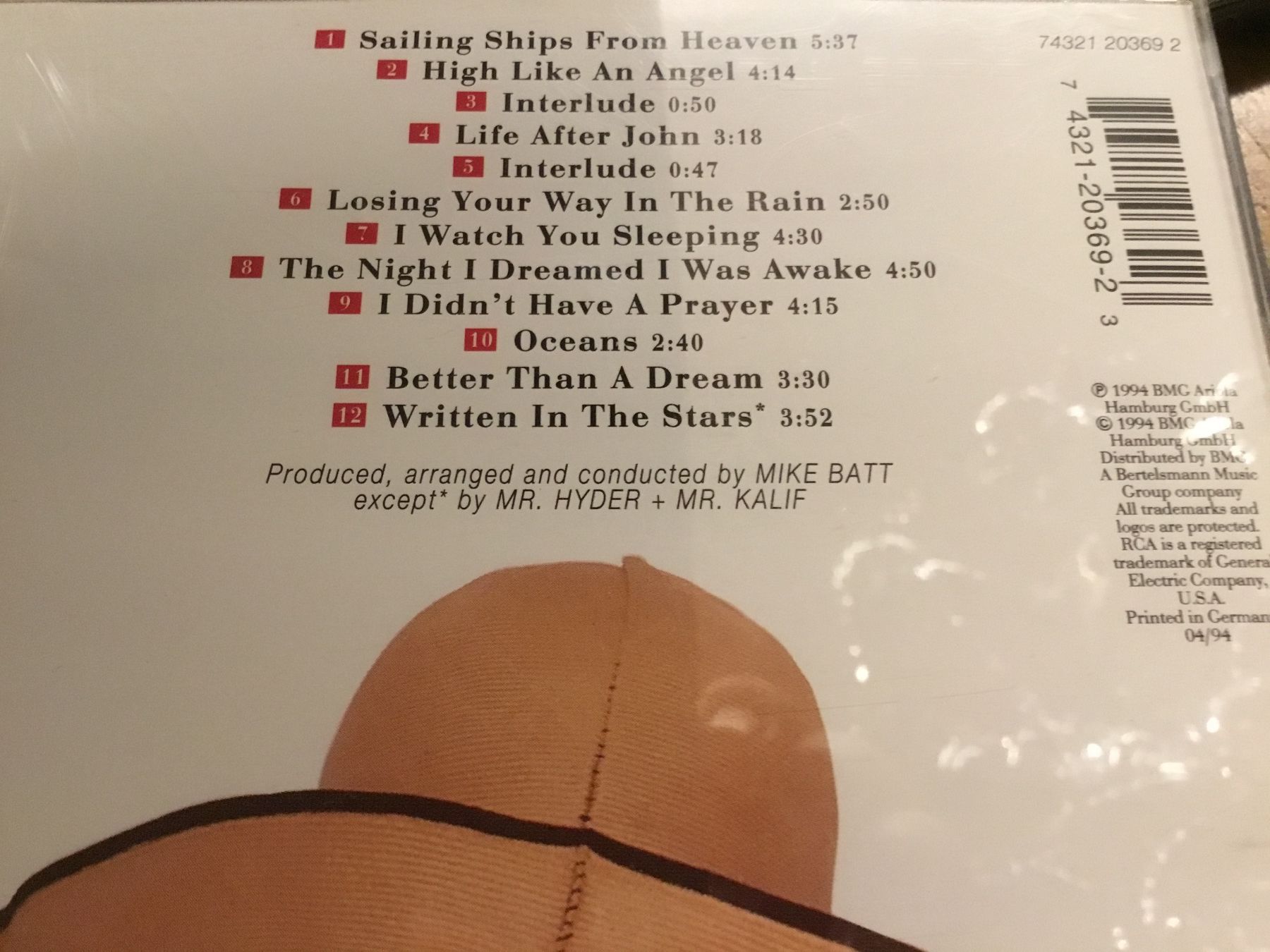 CD: Sandra    "Schwarzkopf" CD, Written in the Stars – Usato da Thierachern venduto da sweden08 1