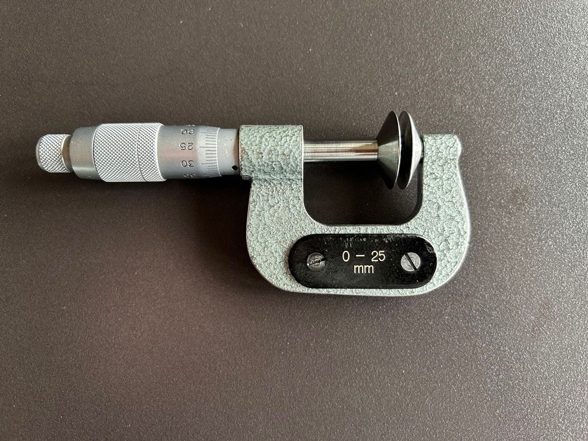 Tesa Misurare: Tellermikrometer / Zahnweitenmikrometer Tesa 0 - 25 mm – Usato da Hittnau venduto da dam_5nkp 1