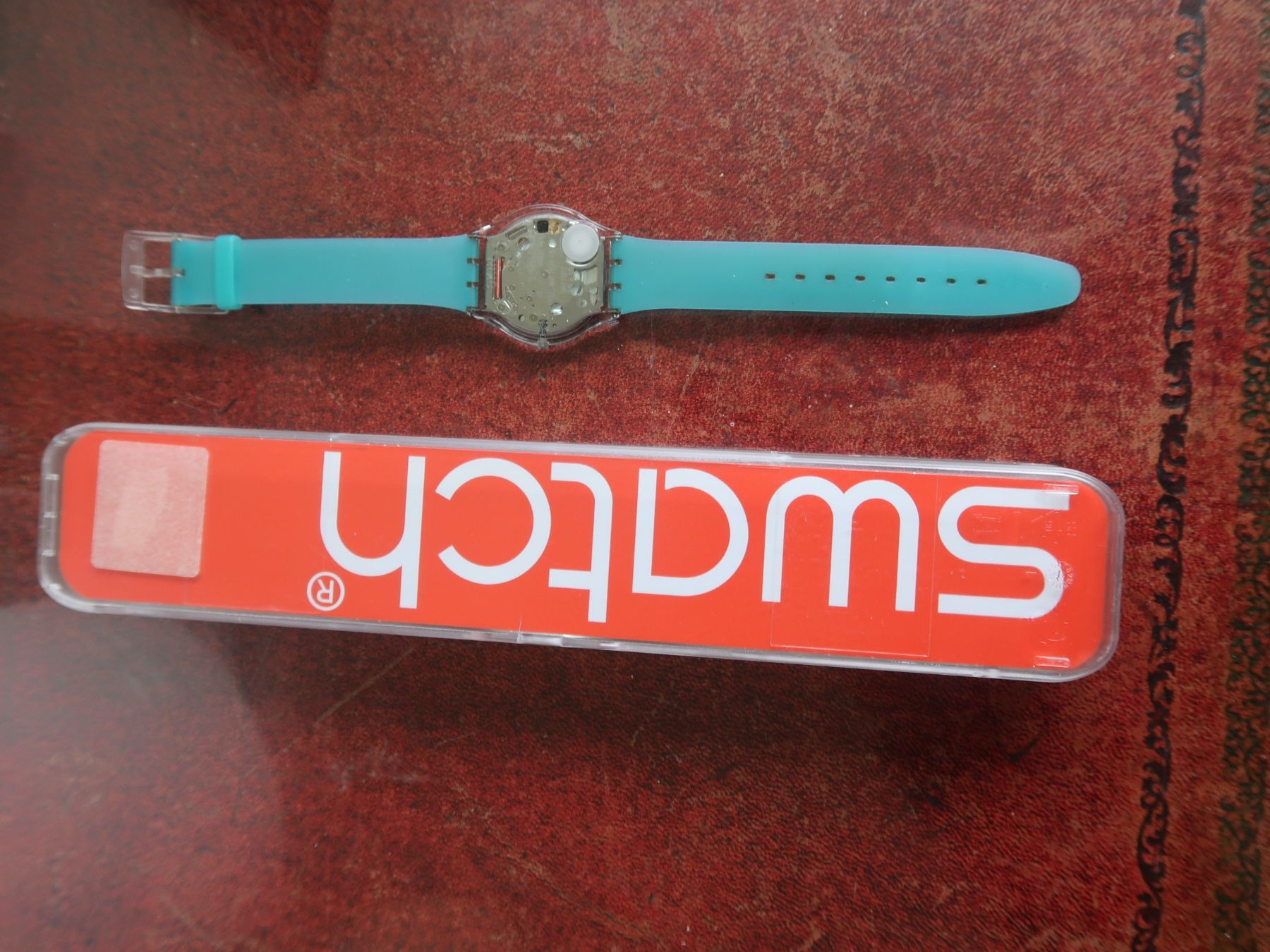 Swatch Orologi: Montre Swatch bleu turquoise – Nuovo e nell'imballaggio originale da Le Lignon venduto da Mamour88 2
