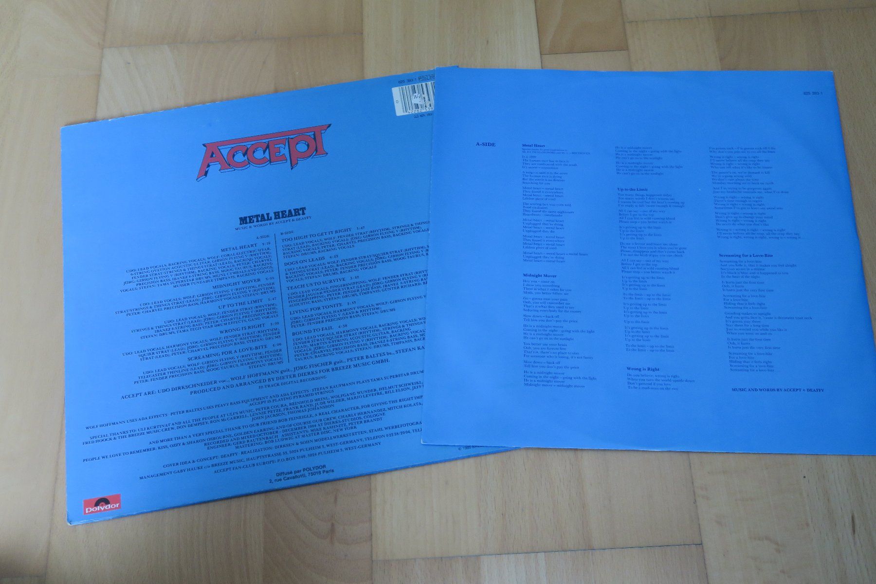 Schallplatten: Accept – Metal Heart – Gebraucht aus Thun von Karibu70 2