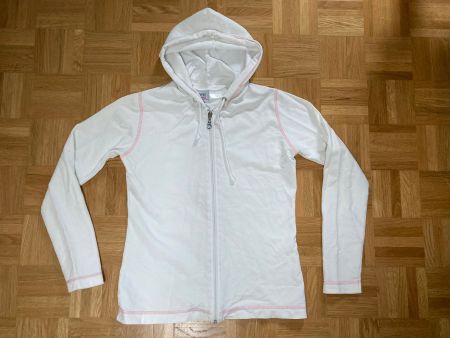 Weisse Kapuzenjacke Grösse 34 / S von Clinic Dress