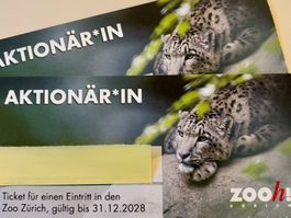 2x ZooZürich - Eintritte
