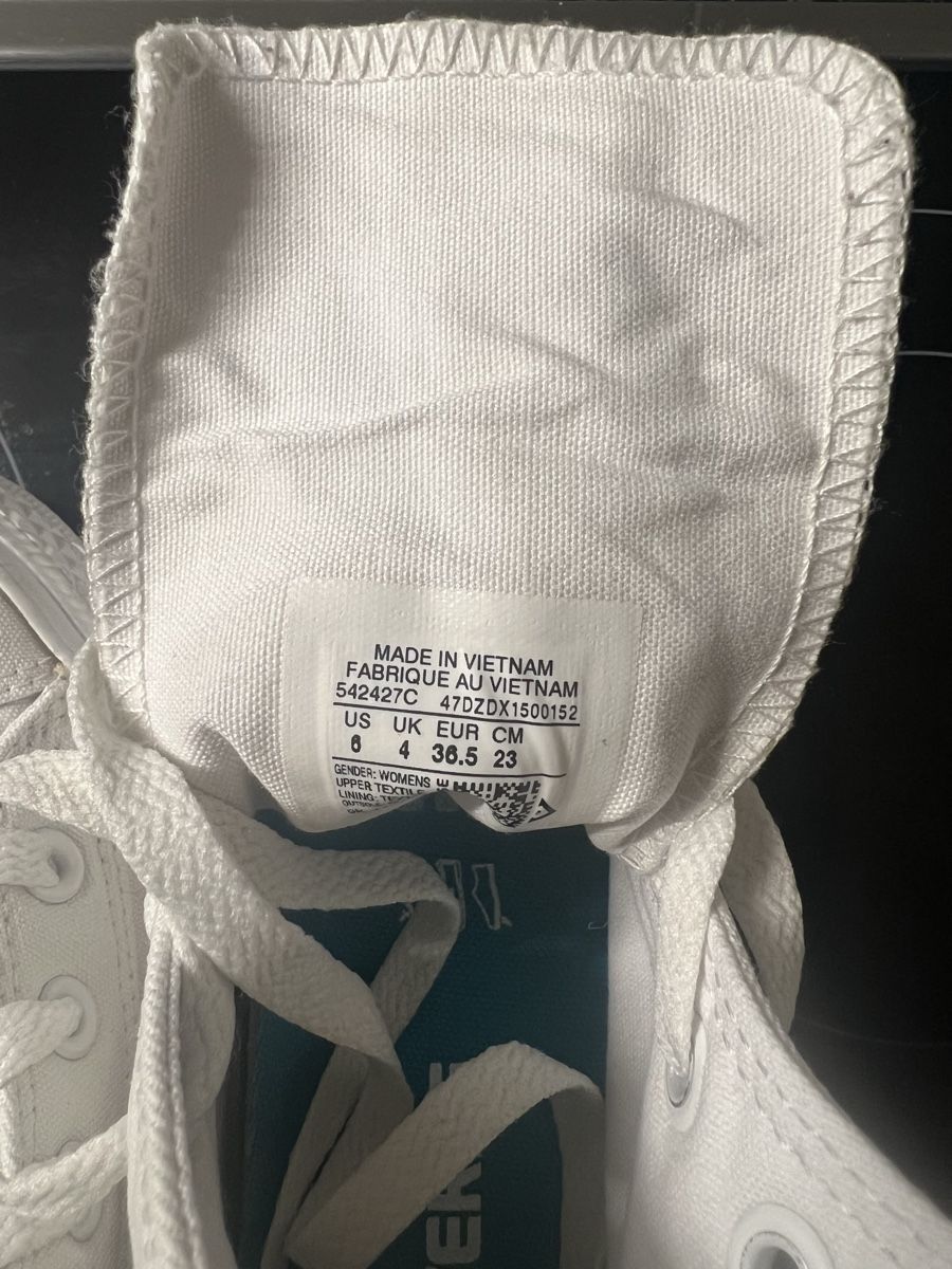 Converse Scarpe da donna: Weisse Converse mit Absatz (Gr. 36.5) – Usato da Winterthur venduto da jessi_b95 3