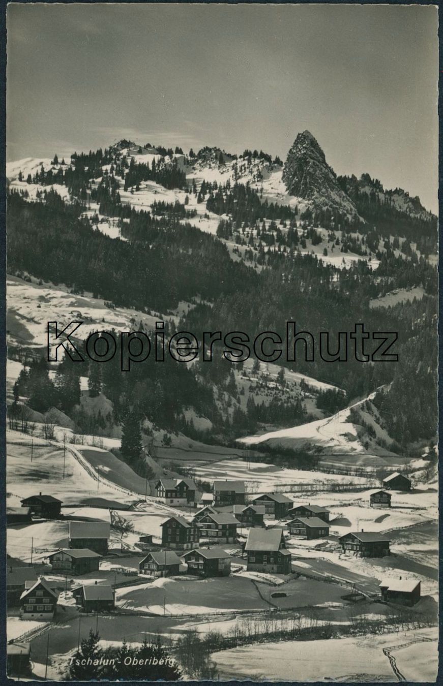 Ansichtskarten: SZ Tschalun - Oberiberg – Gebraucht aus Schindellegi von dormay