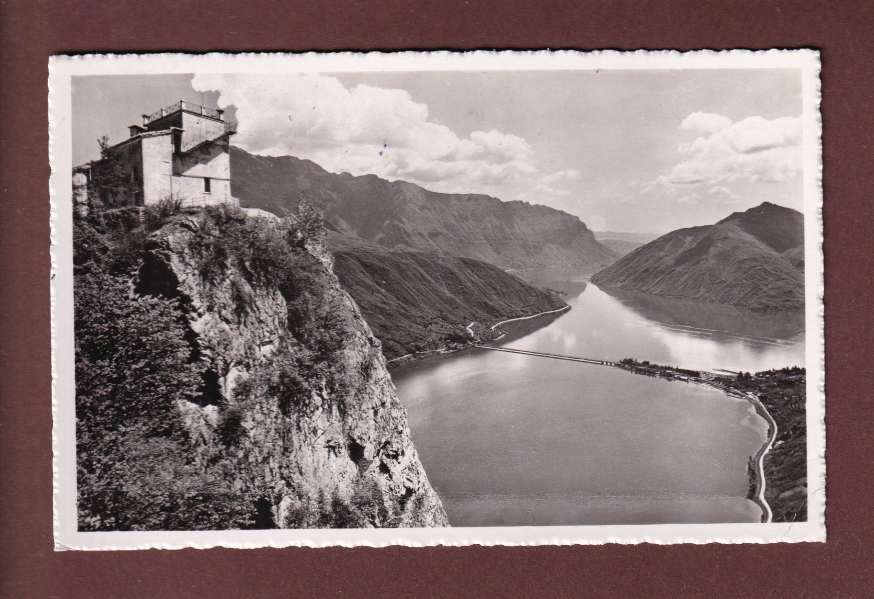 Ansichtskarten: LUGANO - San Salvatore - 1942 – Gebraucht aus Pully von nicecards