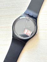 Armbanduhr Swatch Exit schwarz 1995 gebrauchter Zustand