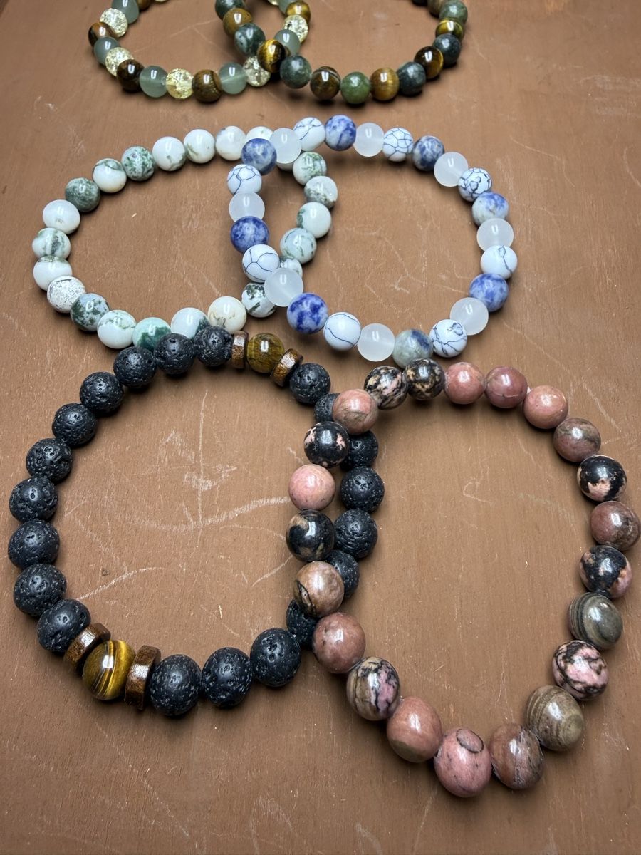 Armbänder & -reifen: Stone Bead Bracelets Set 6 pcs various stones NEW – Neu (gemäss Beschreibung) aus Wald ZH von Carloiten 3