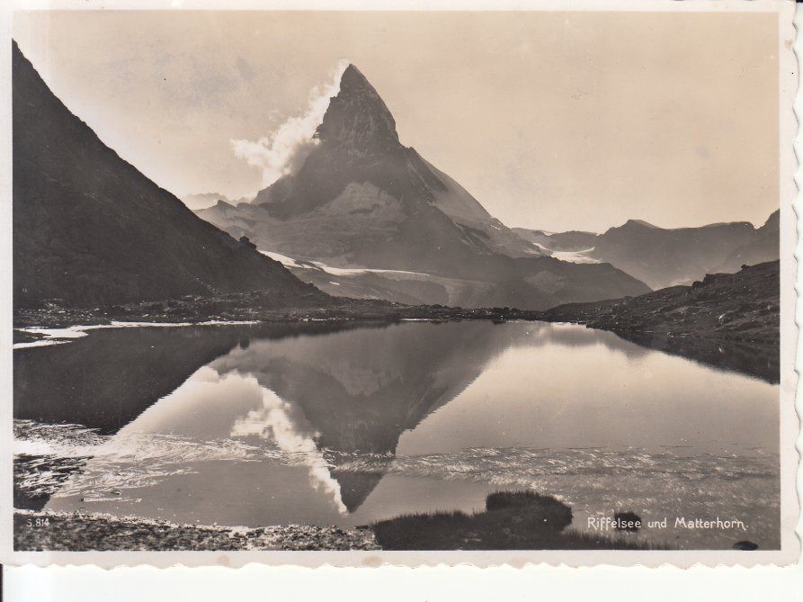 Cartoline postali: Riffelsee ca. 1940 – Usato da Bürglen TG venduto da StampGraf