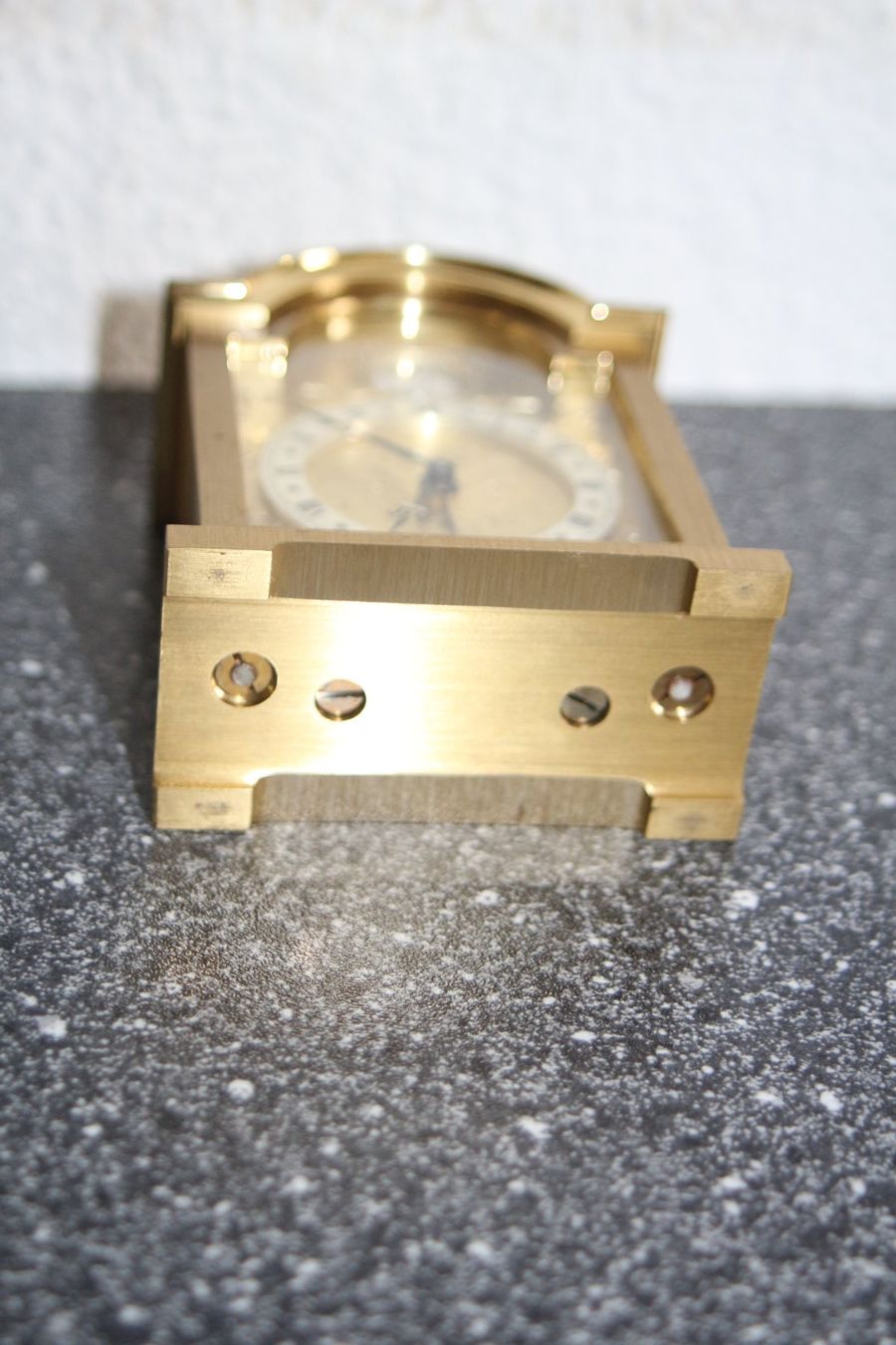 Swiza Orologi da terra & Orologi da parete: Reiseuhr Messing mit Wecker Läuft – Usato da Benglen venduto da polli77 2