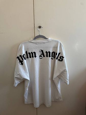 Palm Angels Oversized T-Shirt Weiss