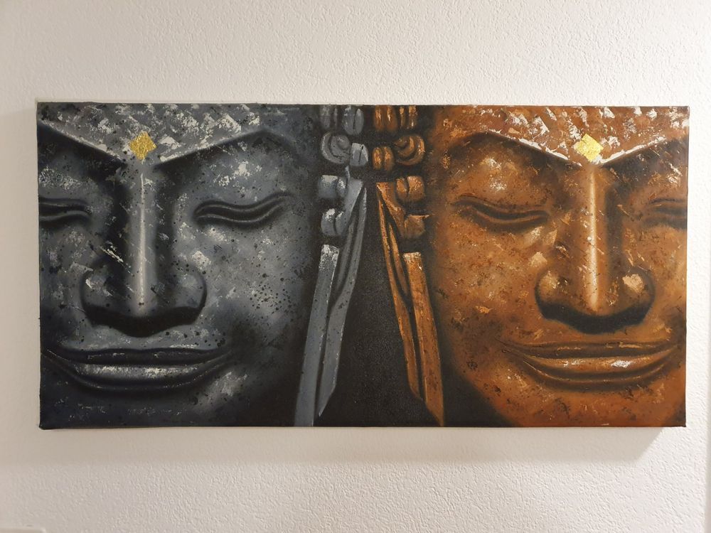 Foto & Immagini: Wunderschönes Buddha Leinwand Gemälde – Nuovo (secondo la descrizione) da Gossau venduto da K.A.S