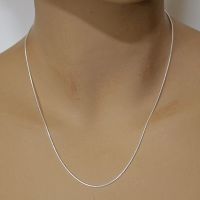 Schlangenkette Silber 925 Kette 1mm 46cm Sterlingsilber