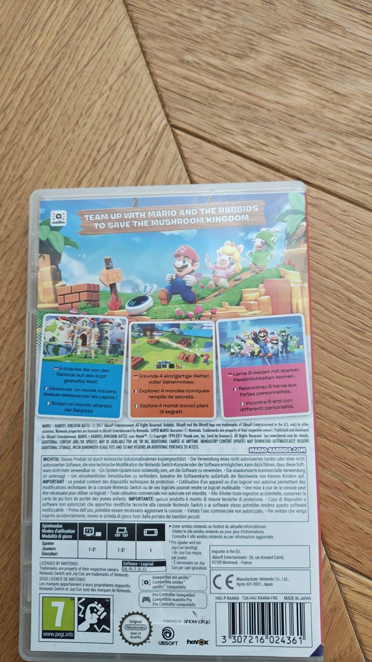 Nintendo Giochi: Nintendo Switch Mario Rabbids Kingdom Battle – Usato da Steinach venduto da Giusep7 1