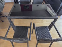Tisch und Stühle für Balkon/Sitzplatz